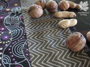 Tischläufer Patchwork Karlotta Pink/Aborigine Stoffe