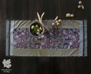 Tischläufer Patchwork Karlotta Pink/Aborigine Stoffe