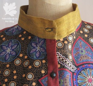 Bluse Bernina Inspiration Stoffe Karlotta Pink Handloom/ Aborigine