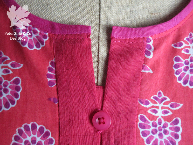 Bluse Blockprint Karlotta Pink