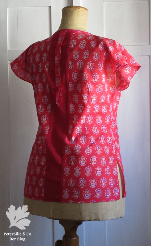 Bluse Blockprint Karlotta Pink
