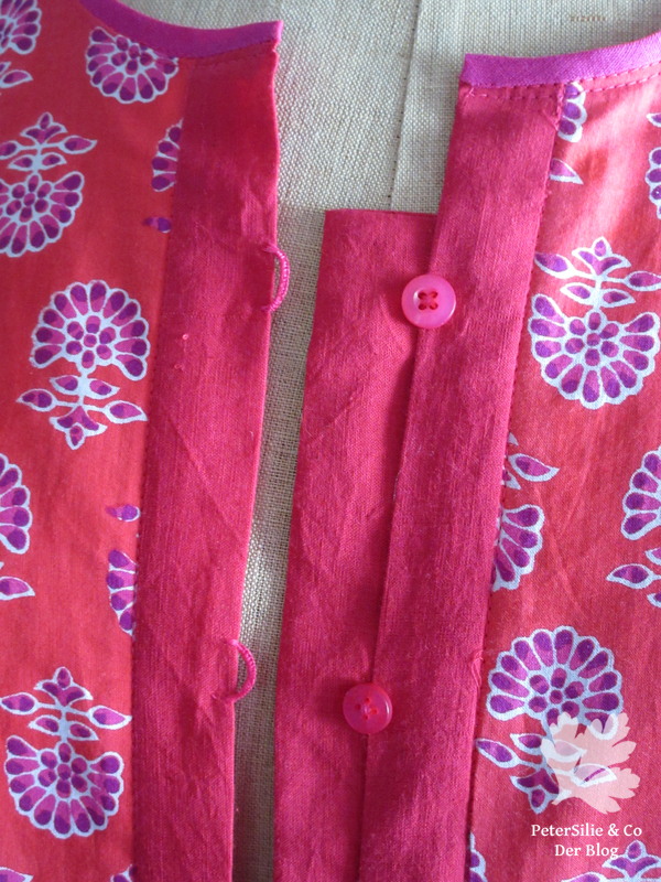 Bluse Blockprint Karlotta Pink