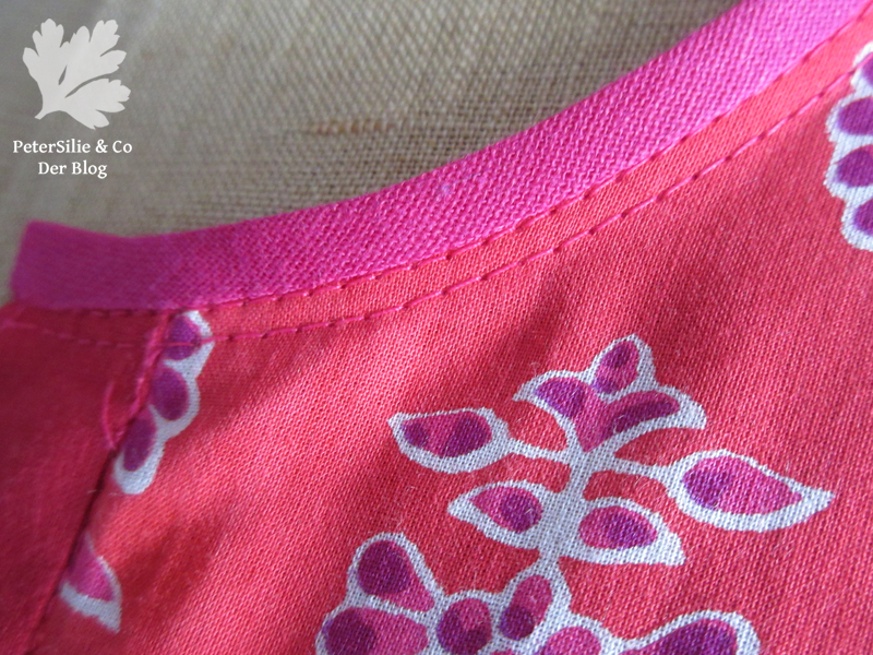 Bluse Blockprint Karlotta Pink