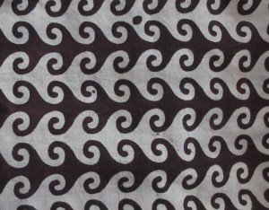 Gedruckter Streifen Stoff Karlotta Pink