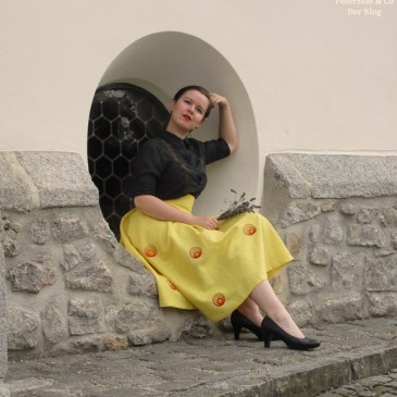 Eva Moden 8 1952 Nähen Vintage Blog Rock Stickerei