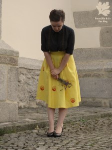 Eva Moden 8 1952 Nähen Vintage Blog Rock Stickerei