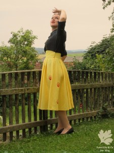 Eva Moden 8 1952 Nähen Vintage Blog Rock Stickerei