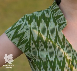 Ikat bluse Karlotta Pink Burda Modell 104 02/2018