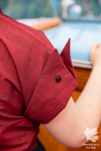 Burda Vintage Bluse Nähen Blog Karlotta Pink Handloom 2/1954