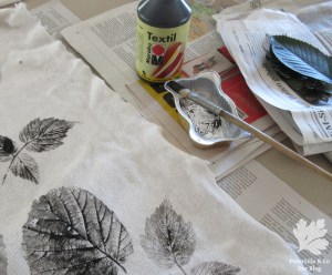 Arbeitsplatz Blätterdruck