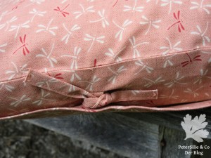 Polster Verschluß Japanstoffe Karlotta Pink