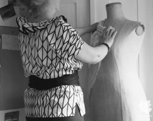 Rüschenbluse Schemaschnitt Ikeastoff