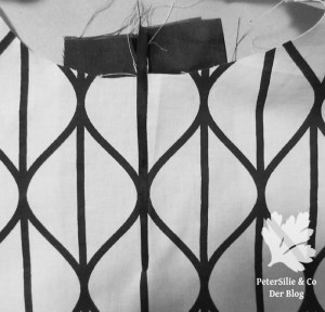 Rüschenbluse der Schlitz