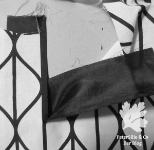 Rüschenbluse der Schlitz Detail