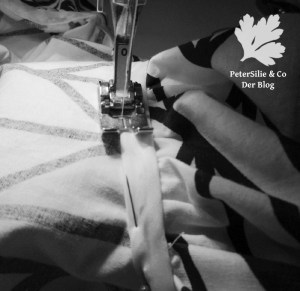 Rüschenbluse Verarbeitung