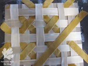 missglückte Flechtarbeit die Vorderseite