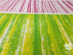 Streifen Siebdruck Farbmuster