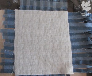 Flechtarbeit Rückseite