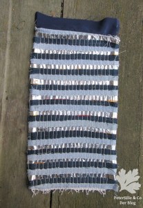 Verwebte Streifen Jeans Plastik