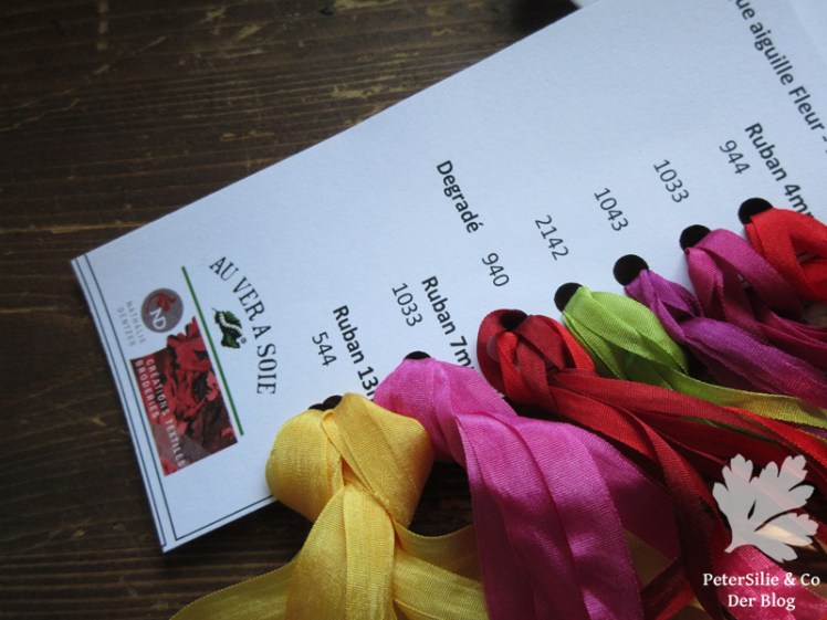 Seidenbänder zum Sticken