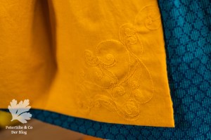 Dirndl hochgeschlossen selber nähen Blog Anleitung Karlotta Pink