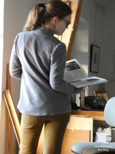 Chut Claire Massieu Double Gaze grau langärmlig