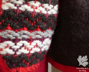 Fischgrat Ellbogenpatch