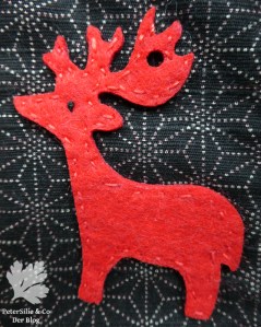 Folklore Nadelbrief das Rentier