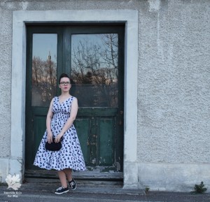Popover Dress Gertie Sews Jiffy Dresses Buch Rezension Blog Nähen Vintage Kleid DIY
