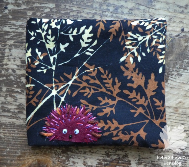 Nadelbrief Dickicht Stickerei mit Filzapplikation