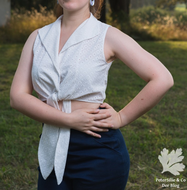 Spitzenbluse caprihose3