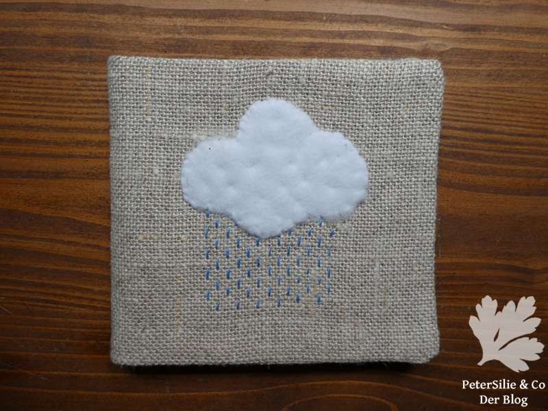 Mensch ärgere dich nicht - nadelbrief stickerei