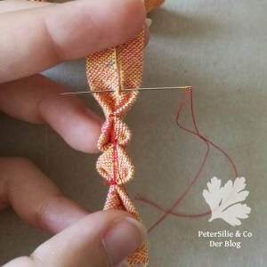 Herzerlrüsche Anleitung Tutorial DIY Dirndl Nähen Blog Nähblog