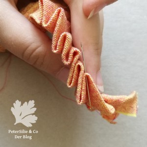 Rosmarinrüsche Anleitung Tutorial DIY Dirndl Nähen Blog Nähblog