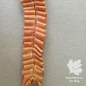 Rosmarinrüsche Anleitung Tutorial DIY Dirndl Nähen Blog Nähblog