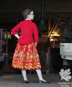 Dirndl nähkurs nähen Nähblog PeterSilie&Co Karlotta Pink Sarongstoff Chanderiseide MeiDirndl