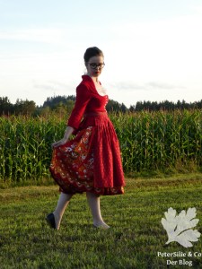 Dirndl nähkurs nähen Nähblog PeterSilie&Co Karlotta Pink Sarongstoff Chanderiseide MeiDirndl