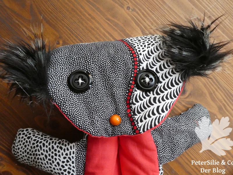 Flötentasche Aborigine Stoff Karlotta Pink