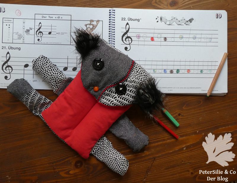 Flötentasche Aborigine Stoff Karlotta Pink