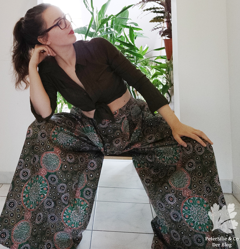 Winslow Culotte Helens Closet Karlotta Pink Blog Nähen Nähblog Hose Aborigine