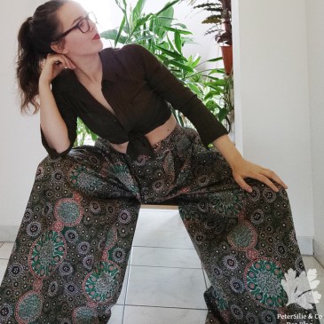 Winslow Culotte Helens Closet Karlotta Pink Blog Nähen Nähblog Hose Aborigine