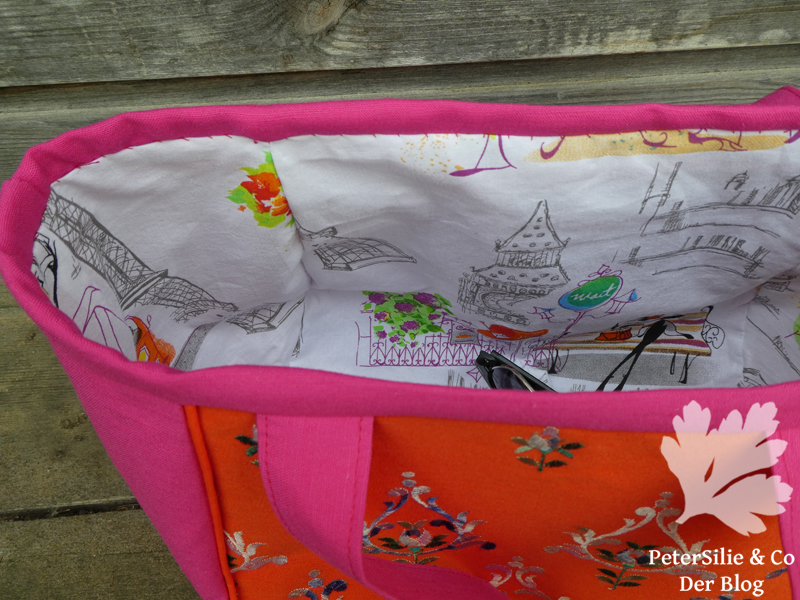 Tasche aus Dirndl coBranda Upcycling