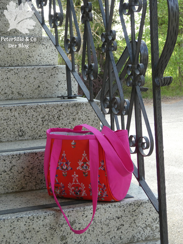 Tasche aus Dirndl coBranda Upcycling