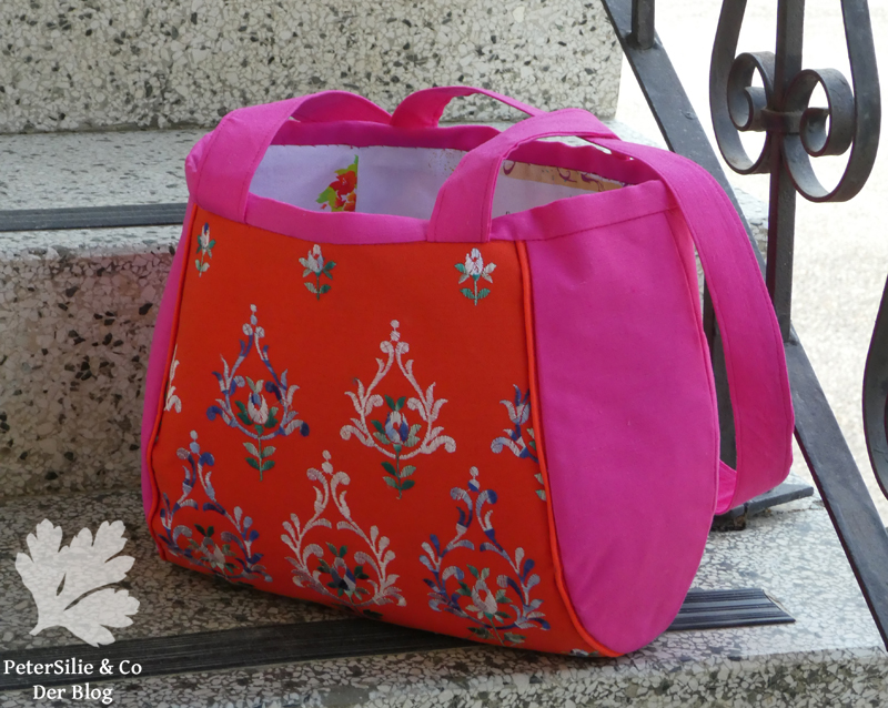 Tasche aus Dirndl coBranda Upcycling