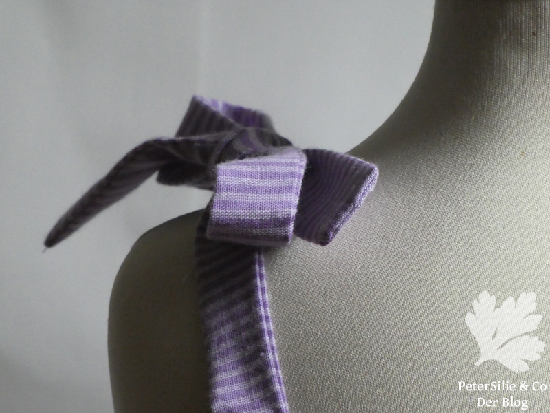 Fliederfarbenes Kinderkleid Upcycling Dirndl coBranda