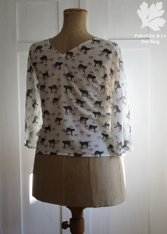 Modell 1 Anna Extra Simplicity Meine Nähmode Easy2017 Bluse