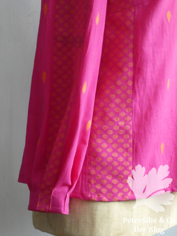 Bluse Jaquard Karlotta Pink Burda