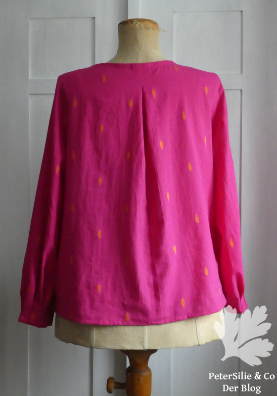 Bluse Jaquard Karlotta Pink Burda