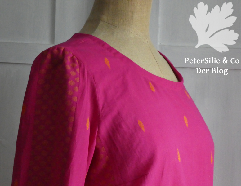 Bluse Jaquard Karlotta Pink Burda