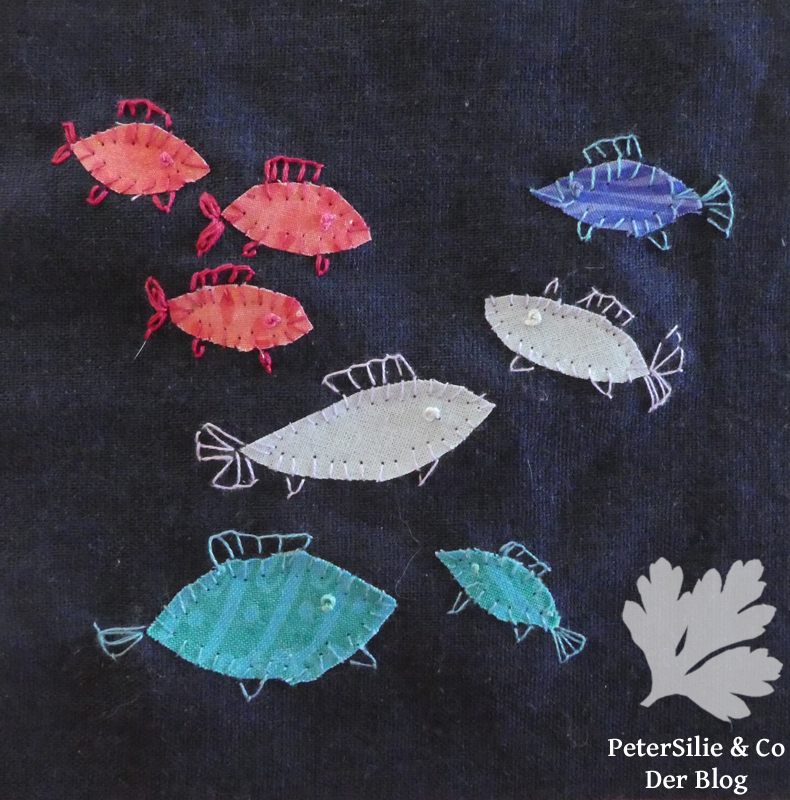 Stickerei mit Applikationen